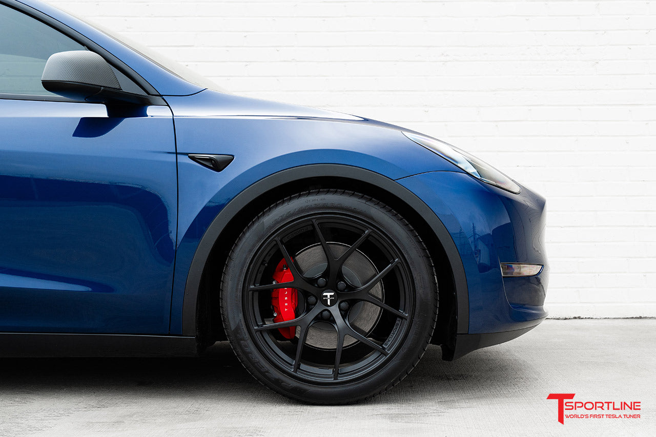 Tesla Model Y TXL115 20" Fully Forged Lightweight Tesla Wheel and Tire Package (Set of 4) Open Box Special!