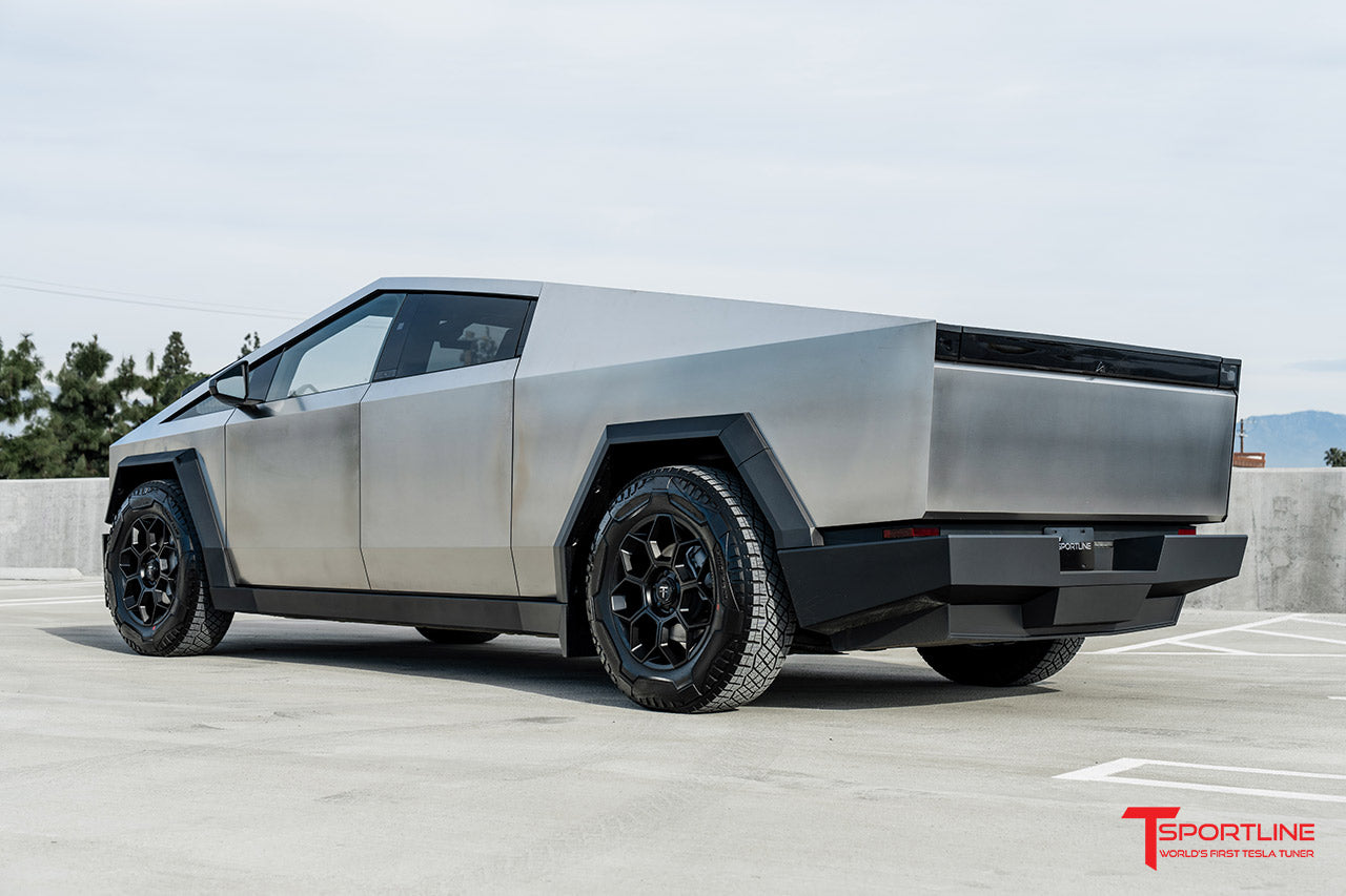 CT7 20" Tesla Cybertruck Fully Forged Lightweight Tesla Wheel and Tire Package (Set of 4)