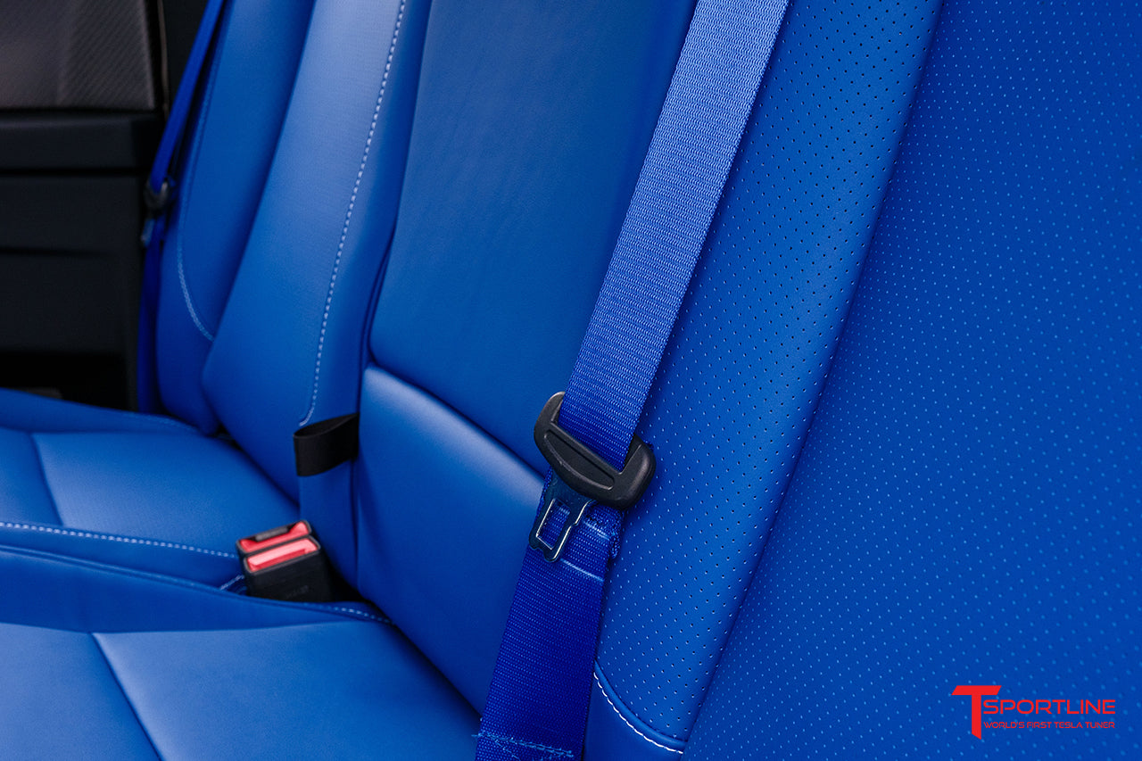 Custom Build - 2024 Tesla Cybertruck with Rolls Royce Blue Custom Leather Interior