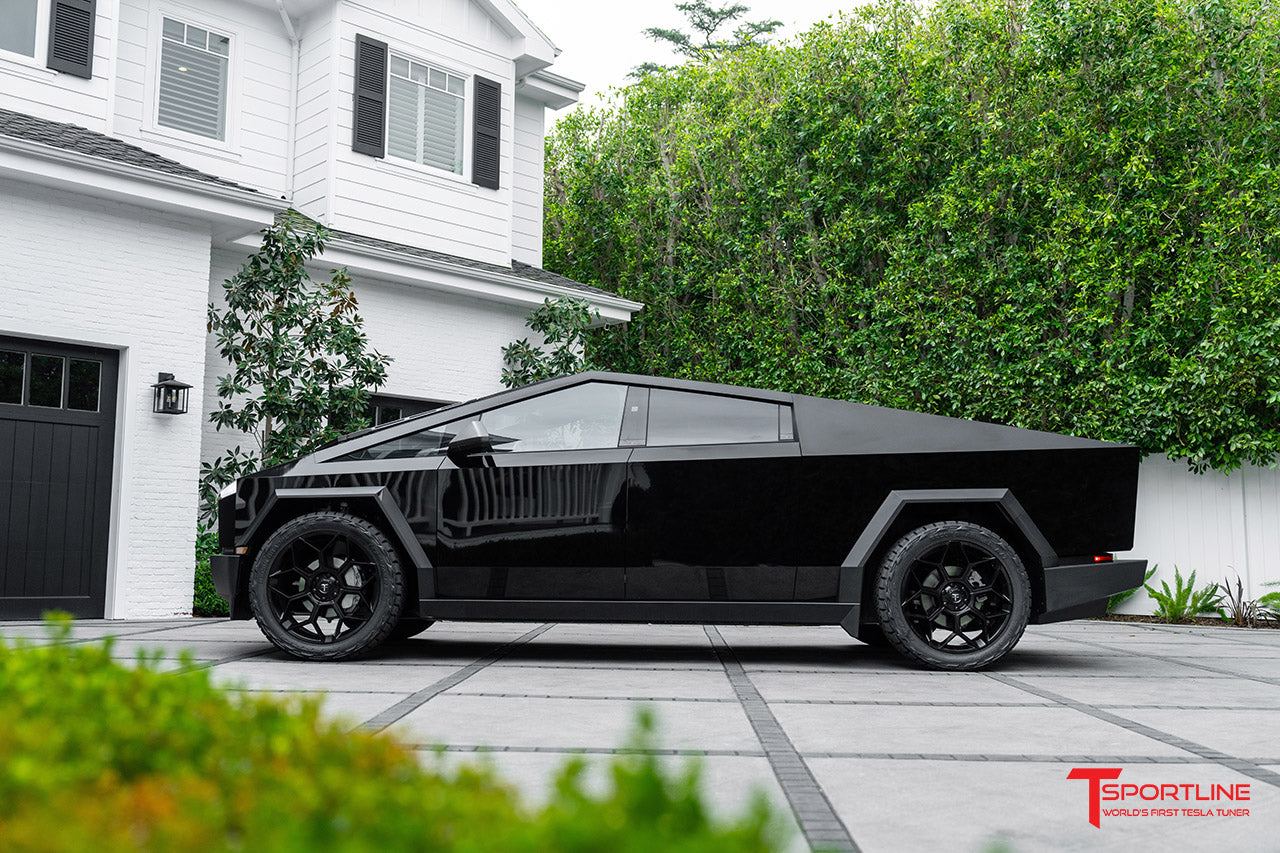 CT7 24" Tesla Cybertruck Fully Forged Lightweight Tesla Wheel and Tire Package (Set of 4)