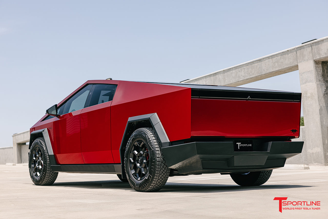 CT7 20" Tesla Cybertruck Fully Forged Lightweight Tesla Wheel and Tire Package (Set of 4)