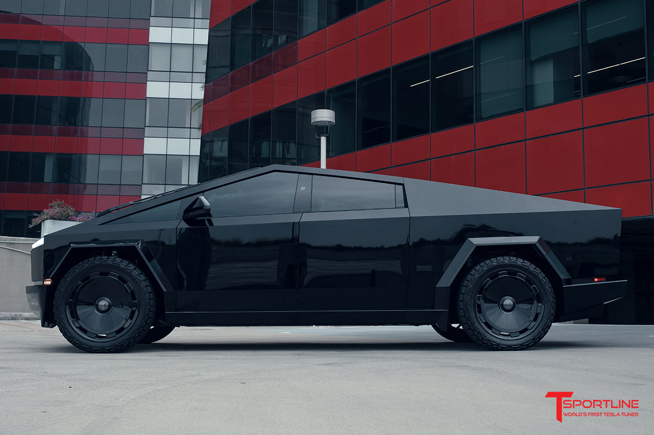 CTM 24" Tesla Cybertruck Fully Forged Monoblock Tesla Wheel and Tire Package (Set of 4)