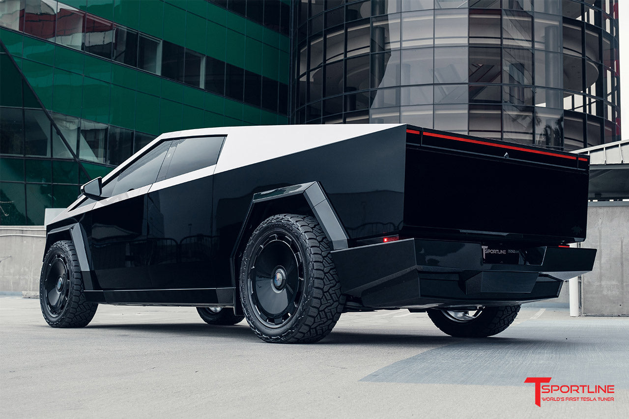 Pro Install Tesla Cybertruck Two-Tone Upper Blackout PPF Wrap Kit