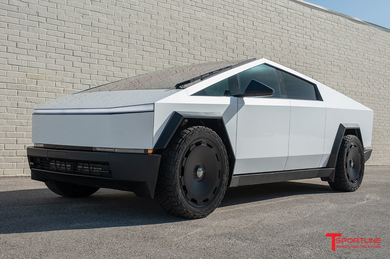 CTM 24" Tesla Cybertruck Fully Forged Monoblock Tesla Wheel and Tire Package (Set of 4)