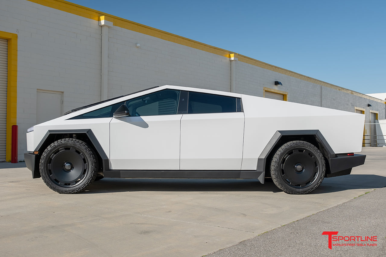 CTM 24" Tesla Cybertruck Fully Forged Monoblock Tesla Wheel and Tire Package (Set of 4)