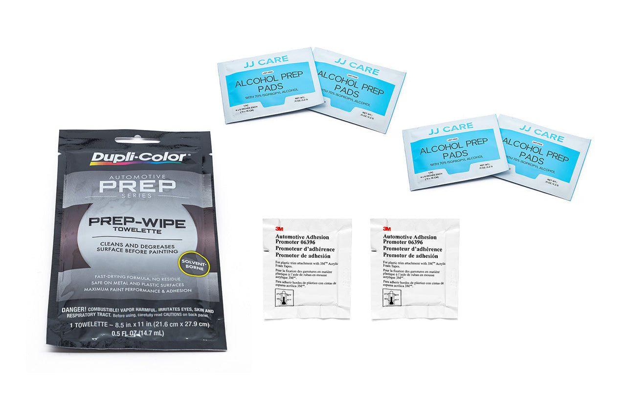 (Recommended) Surface Prep-Wipe & 3M Tape Adhesion Promoter Kit (7pcs)