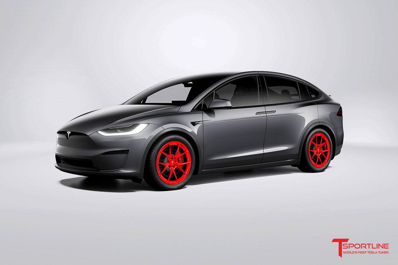 MX115 21" Tesla Model X Long Range & Plaid Wheel (Set of 4)