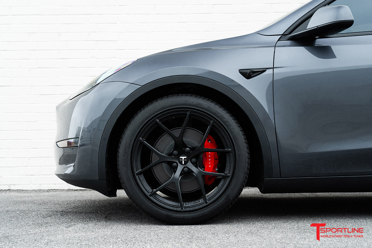 Tesla Model Y TXL115 20" Fully Forged Lightweight Tesla Wheel and Tire Package (Set of 4) Open Box Special!