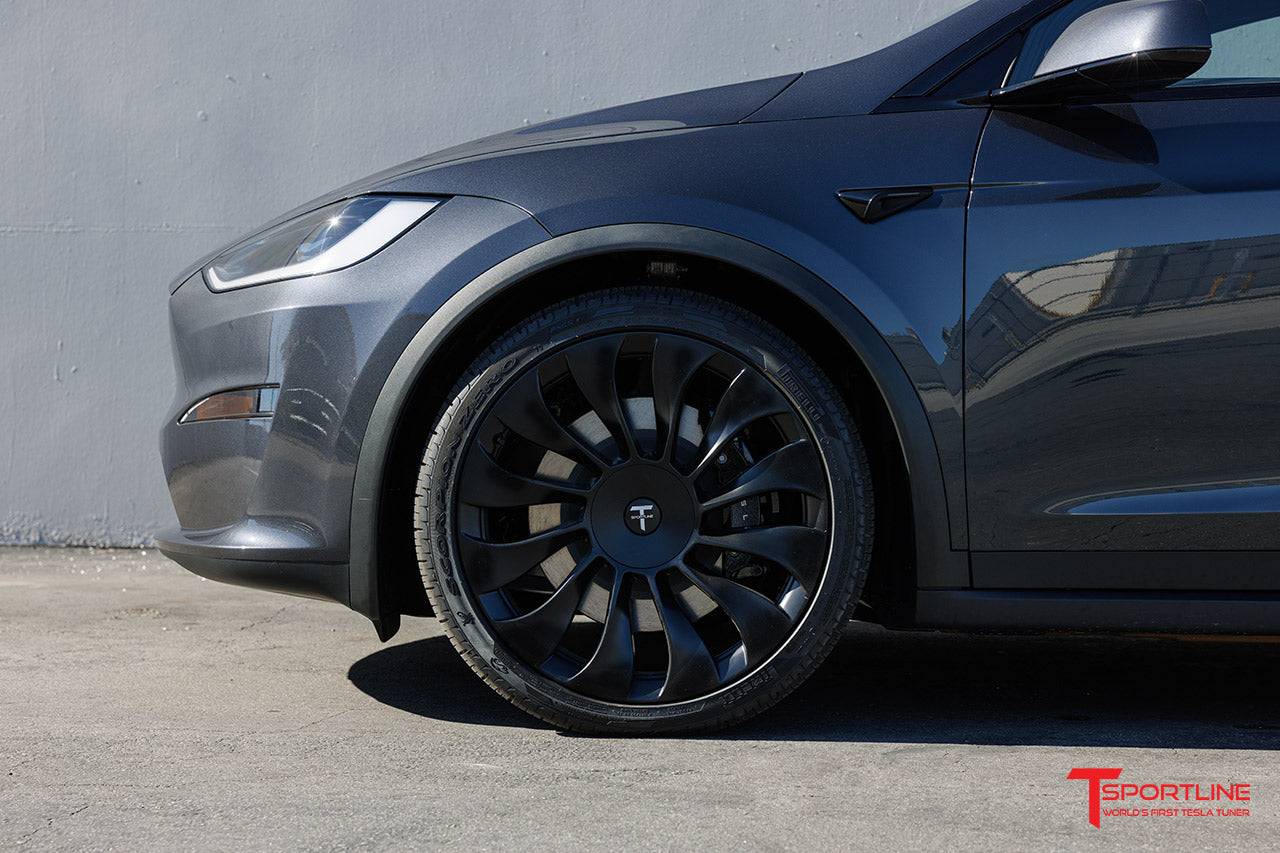 Tesla Model X TSV 22" Wheel and Advanta HPZ-02 High Performance All Season Tire Package (Set of 4) Open Box Special!