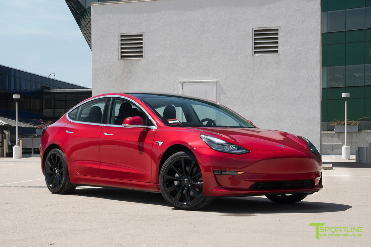 Tesla Model 3 TST 19&quot; Wheel and Tire Package in Gloss Black (Set of 4) Open Box Special!