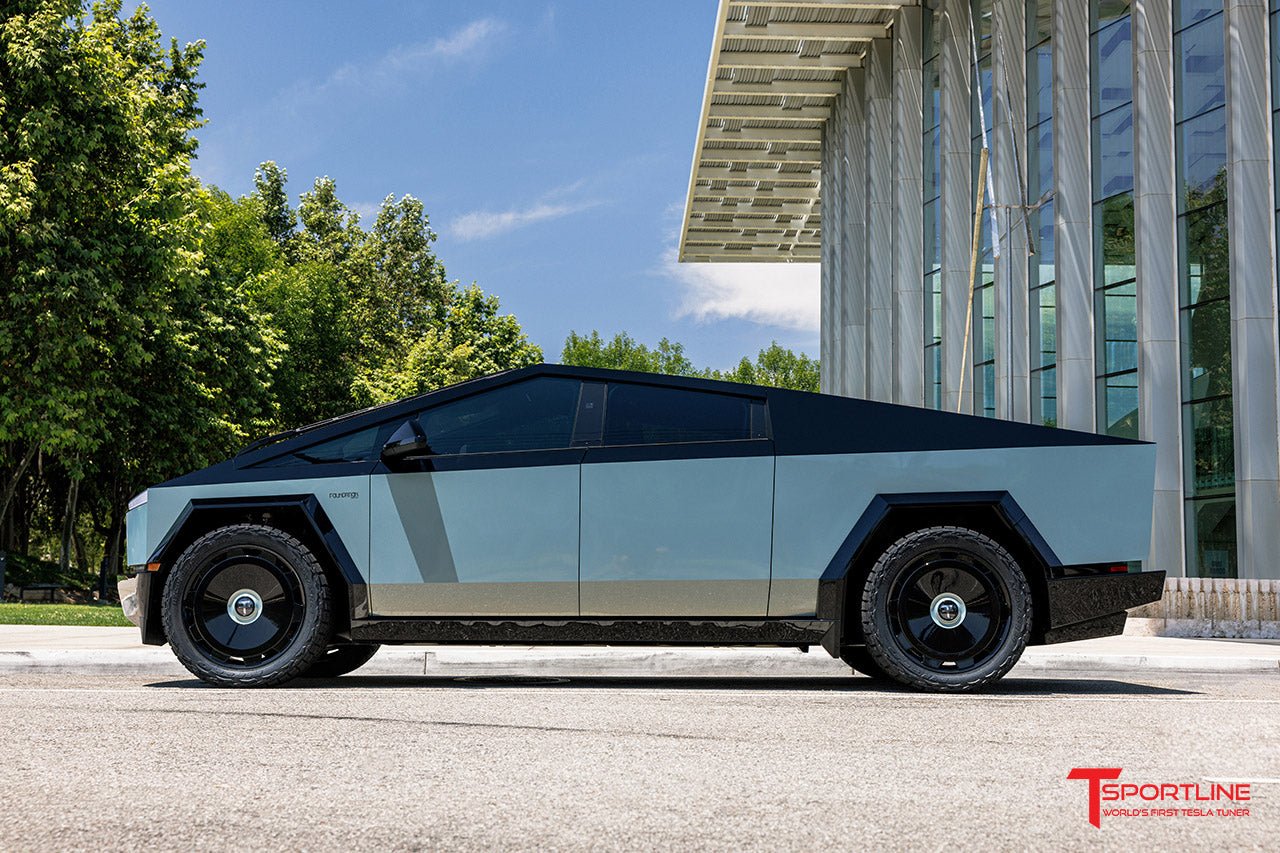 Pro Install Tesla Cybertruck Two-Tone Upper Blackout PPF Wrap Kit