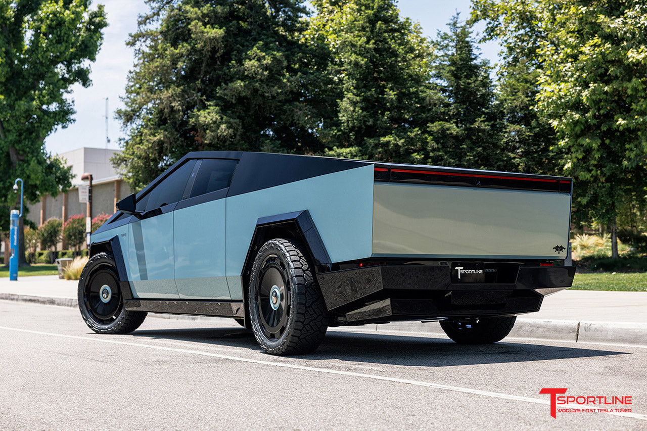 Pro Install Tesla Cybertruck Two-Tone Upper Blackout PPF Wrap Kit