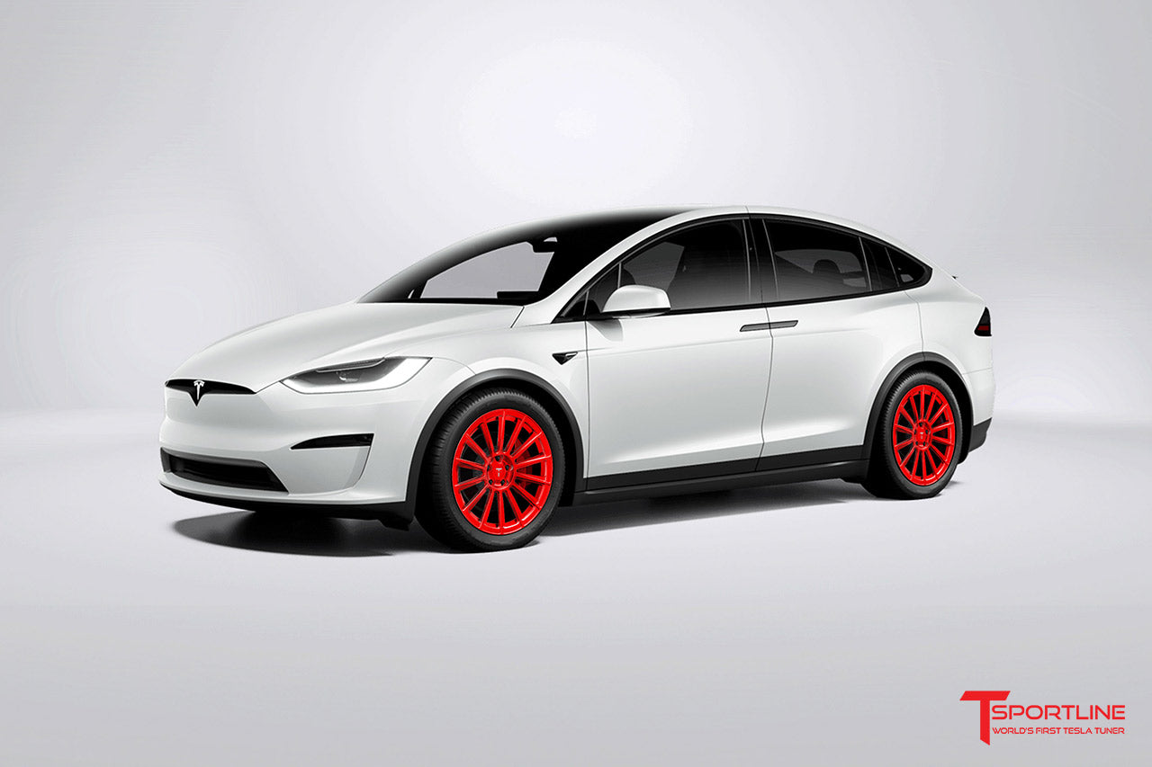 MX114 21" Tesla Model X Long Range & Plaid Wheel (Set of 4)