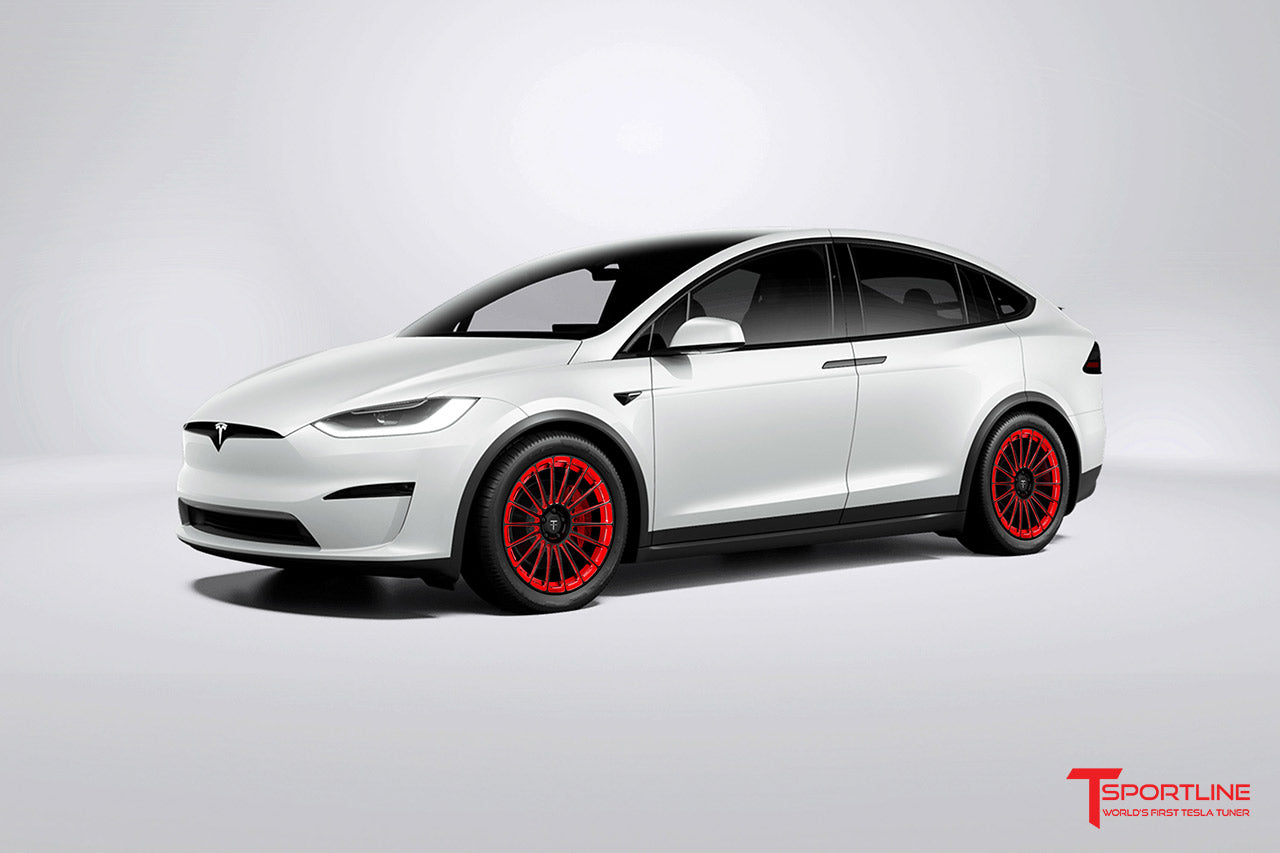 MX118 21" Tesla Model X Long Range & Plaid Wheel (Set of 4)
