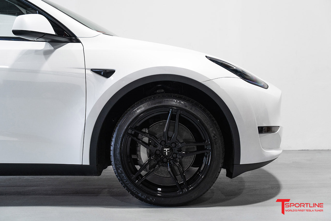 Tesla Model Y Super Saver Aero TSA-5 20" Wheel and Winter Tire Package (Set of 4) - Special