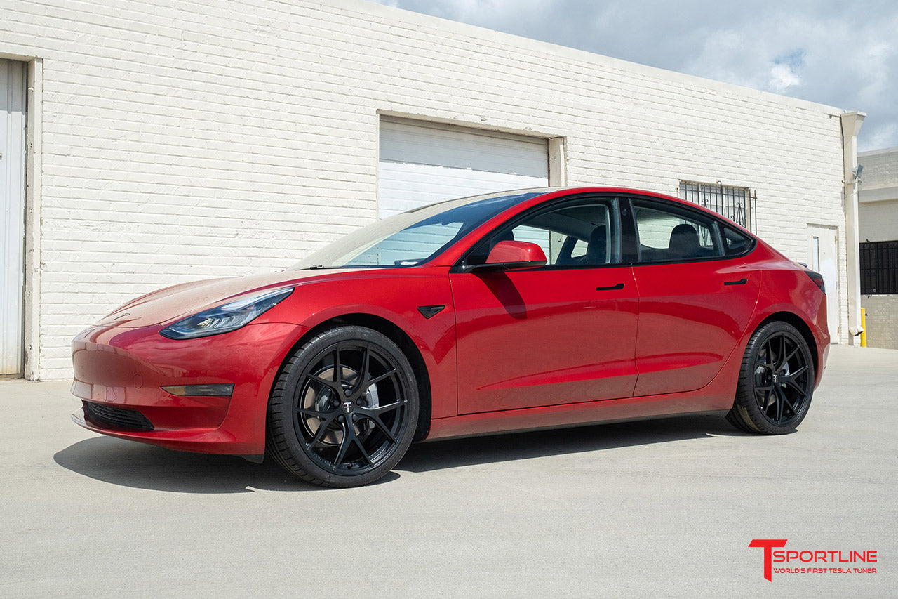 TXL115 20" Tesla Model 3 Fully Forged Lightweight Tesla Wheel and Tire Package (Set of 4)