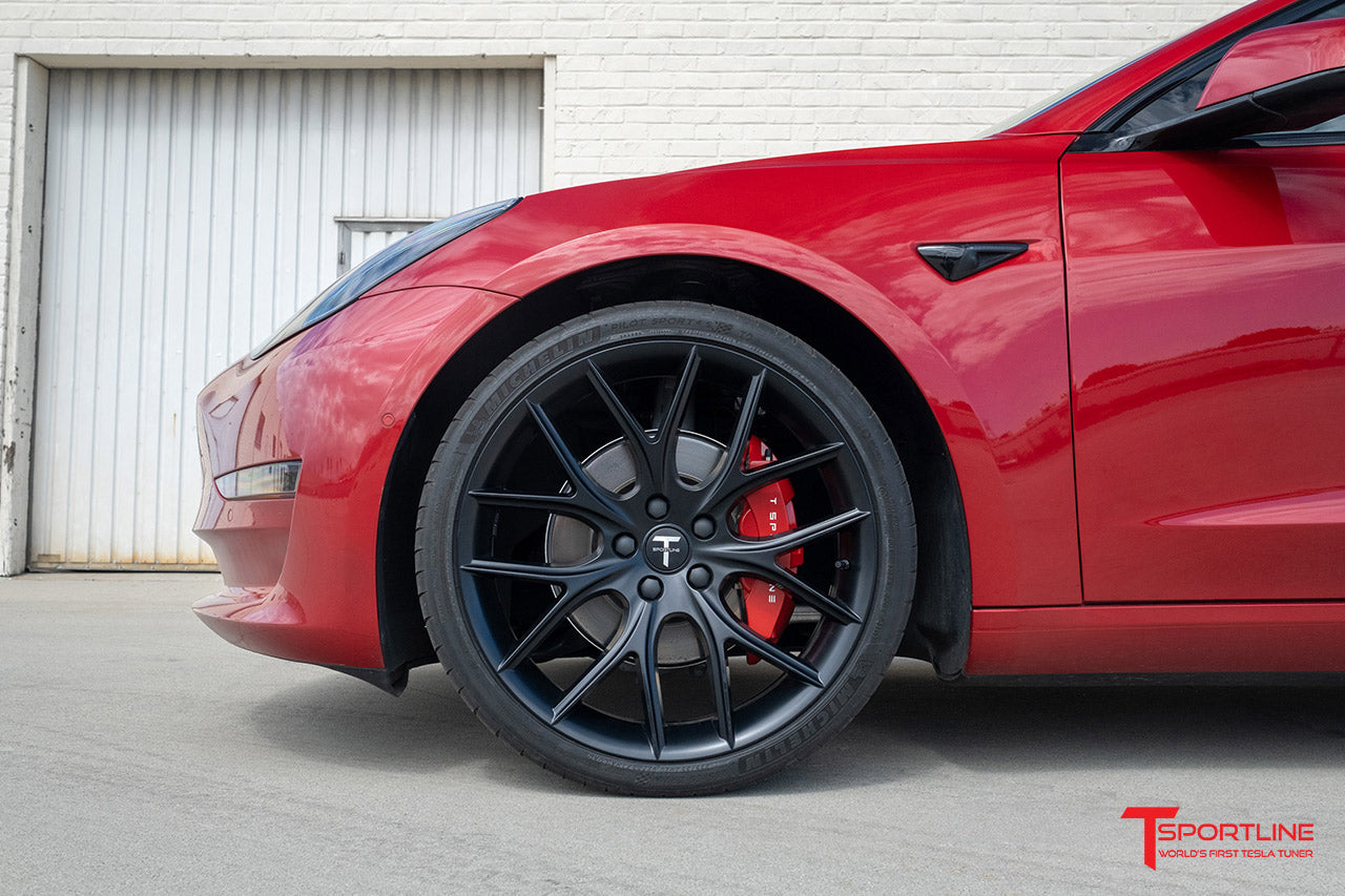 OPEN BOX SPECIAL! Tesla Model 3 / Y Brake Caliper Cover Set - Performance Look - Precision Fit Die Cast Bolt-on