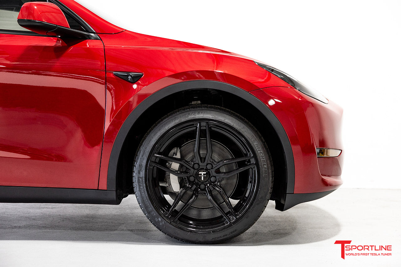 Tesla Model Y Super Saver Aero TSA-5 20" Wheel and Winter Tire Package (Set of 4) - Special