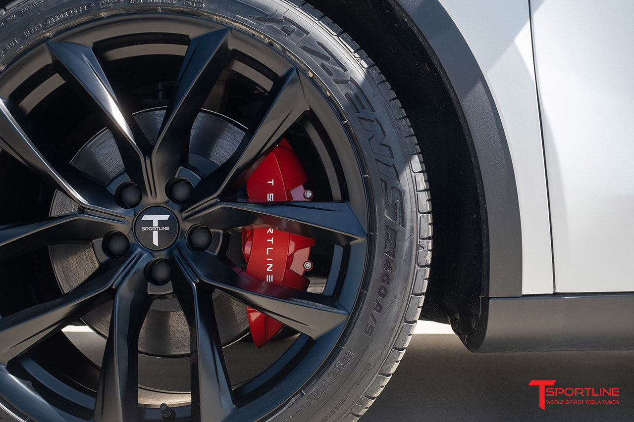 OPEN BOX SPECIAL! Tesla Model 3 / Y Brake Caliper Cover Set - Performance Look - Precision Fit Die Cast Bolt-on