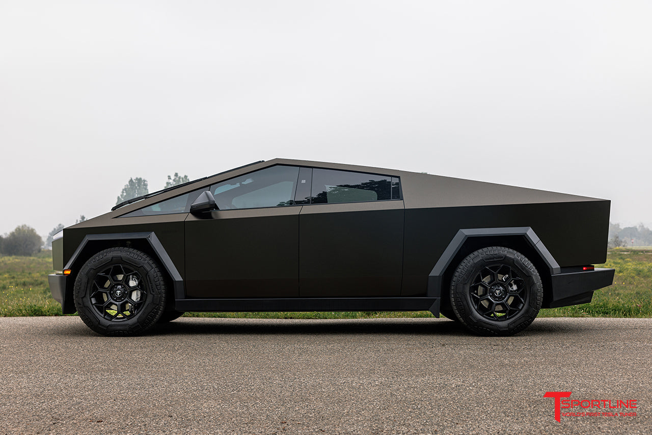 CT7 20" Tesla Cybertruck Fully Forged Lightweight Tesla Wheel and Tire Package (Set of 4)