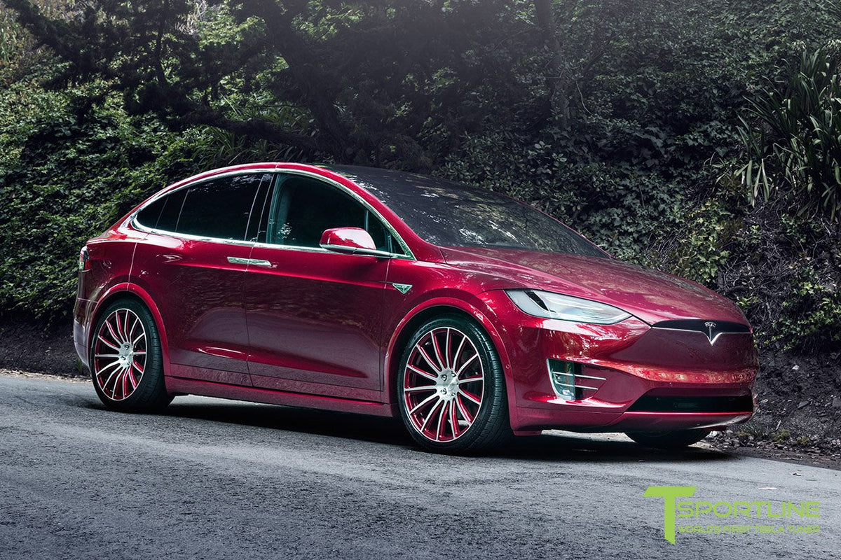 MX114 21&quot; Tesla Model X Long Range &amp; Plaid Wheel and Tire Package (Set of 4)