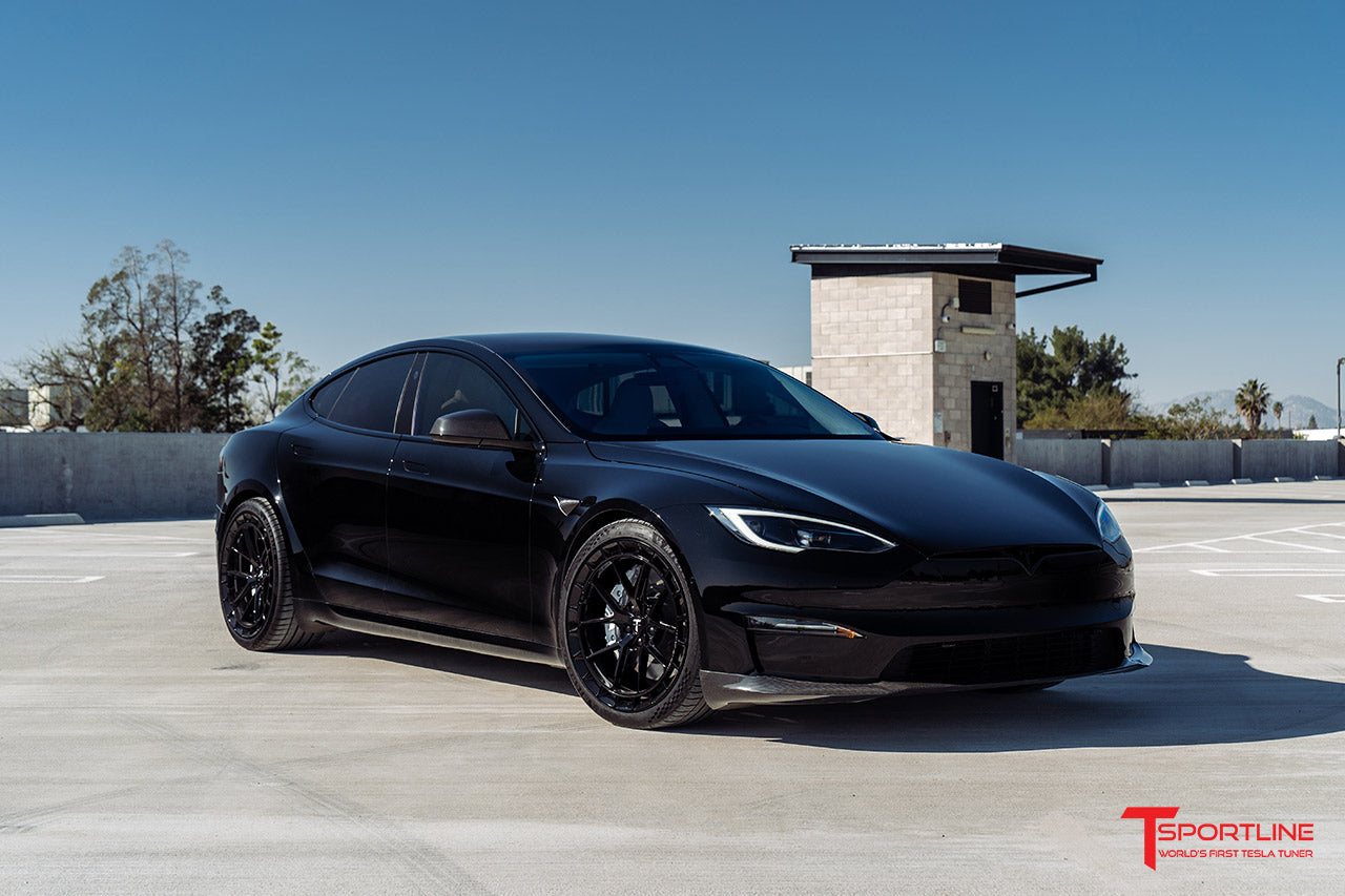 TS115A 21" Tesla Model S Long Range & Plaid Wheels and Tire Packages (Set of 4) Overstock Blowout Special!