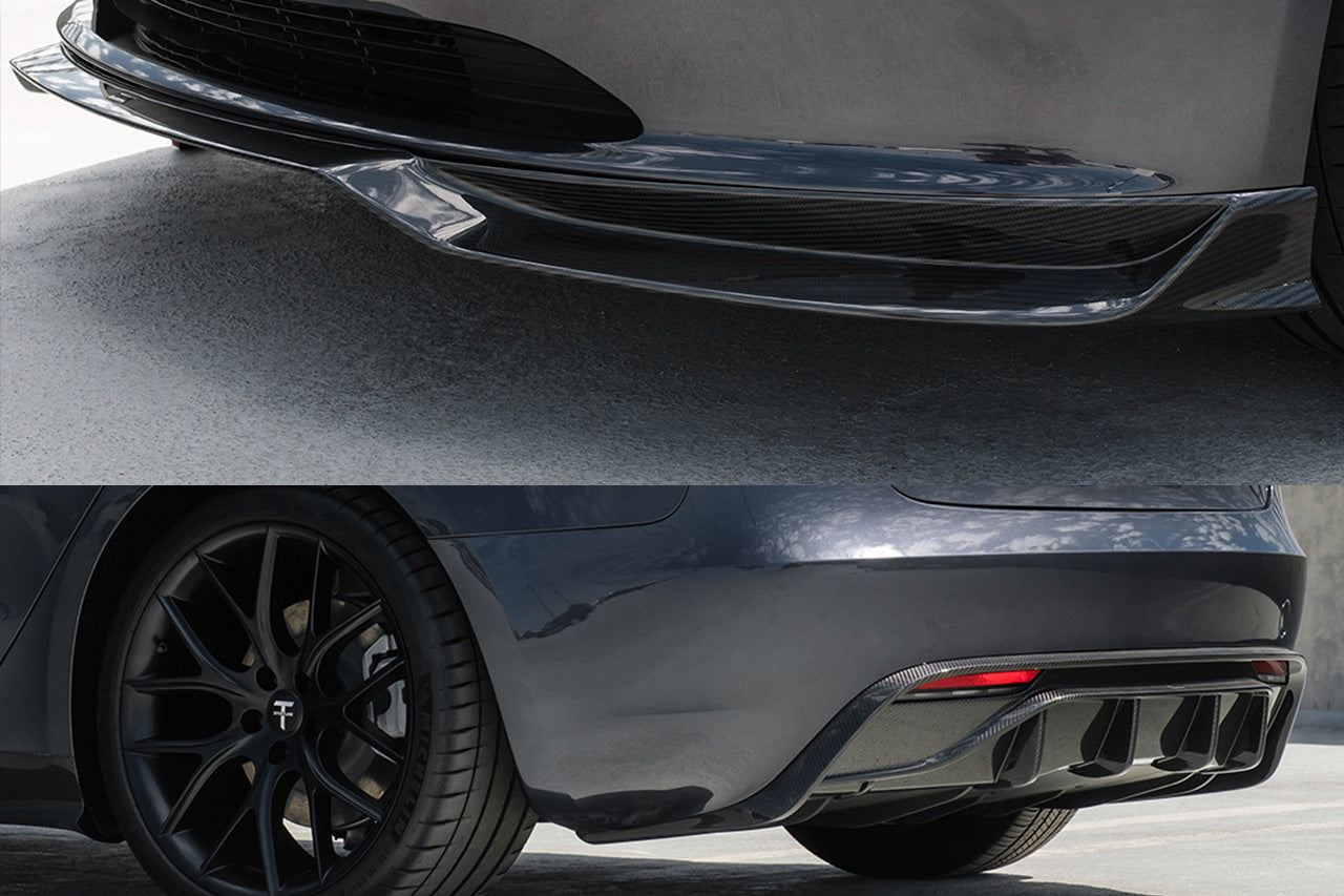 OPEN BOX SAVINGS! Tesla Model 3 Highland Carbon Fiber Sport Package