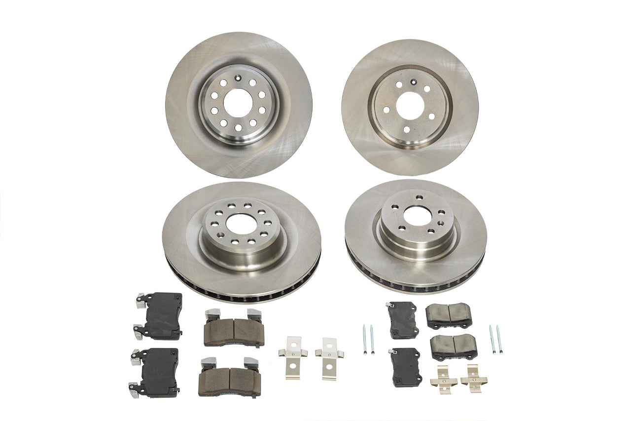 Tesla Model S / X "Dust & Rust Free" Replacement Brake Rotor and Pad Set