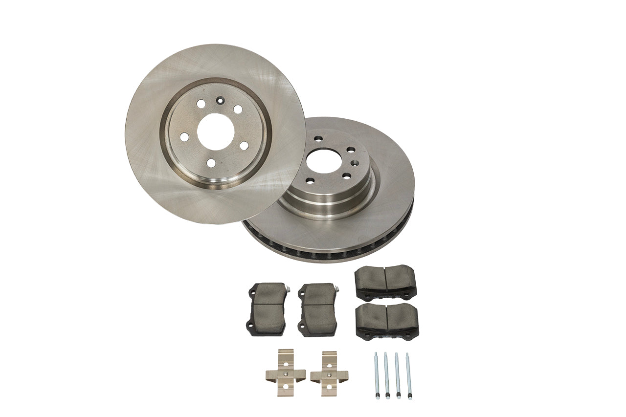Tesla Model S / X "Dust & Rust Free" Replacement Brake Rotor and Pad Set