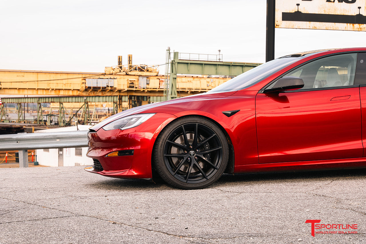 TSF 21" Tesla Model S Long Range & Plaid Wheel and Tire Package (Set of 4)