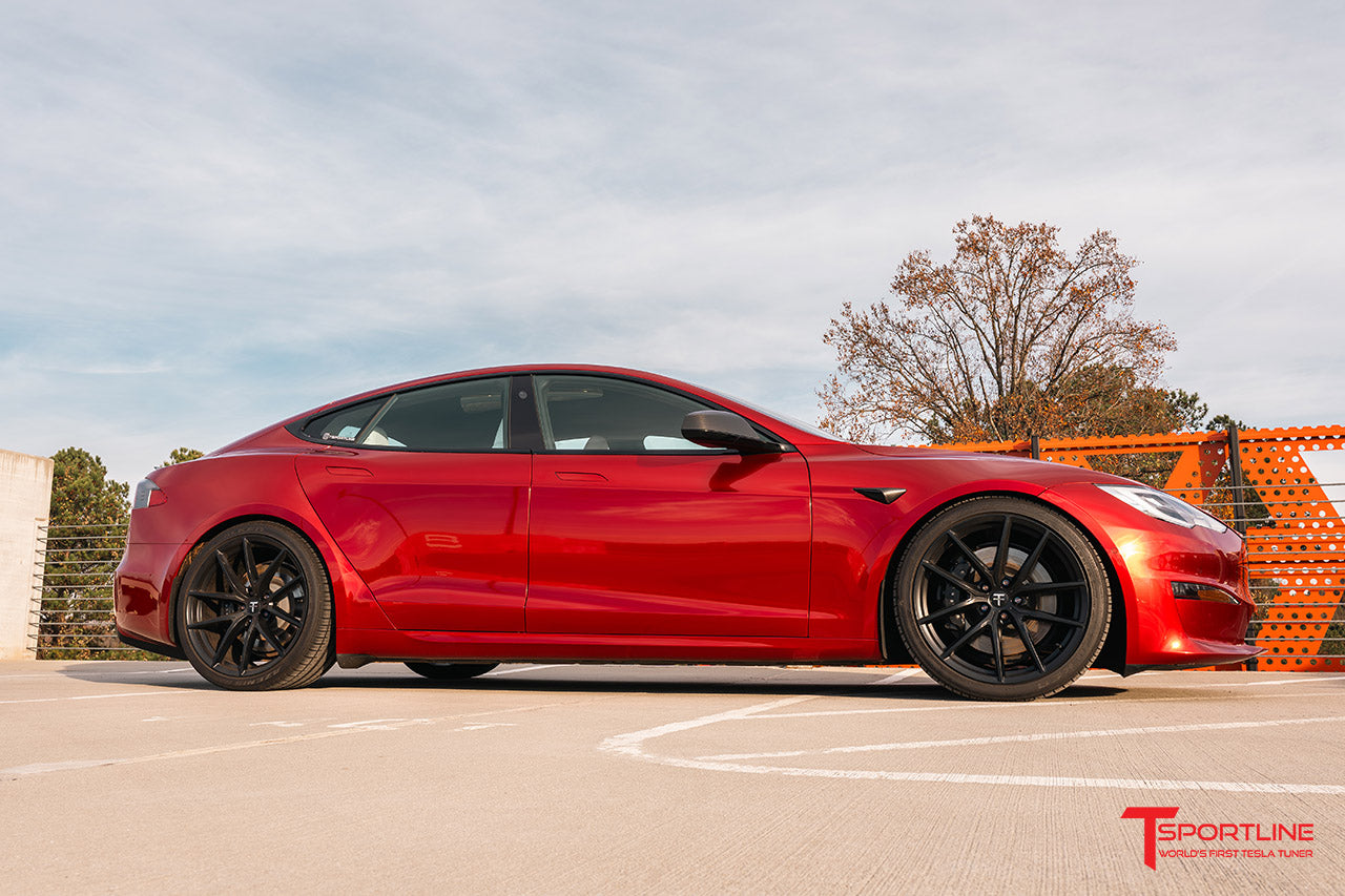 Tesla Model S Long Range & Plaid TSF 21" Wheel and Tire Package (Set of 4) Open Box Special!