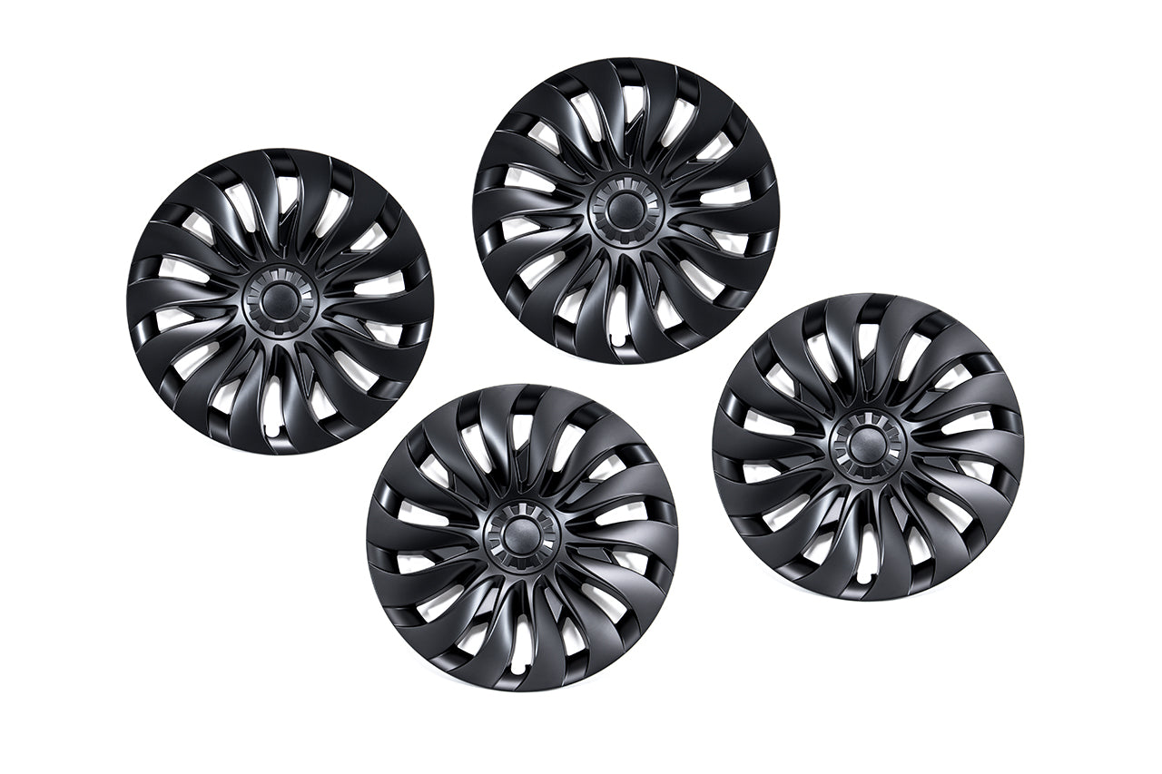 T314d Tesla Model 3 Highland RangeMaxx Directional Uberturbine Styled Aero Wheel Cover Set for 18" Factory Tesla Wheel