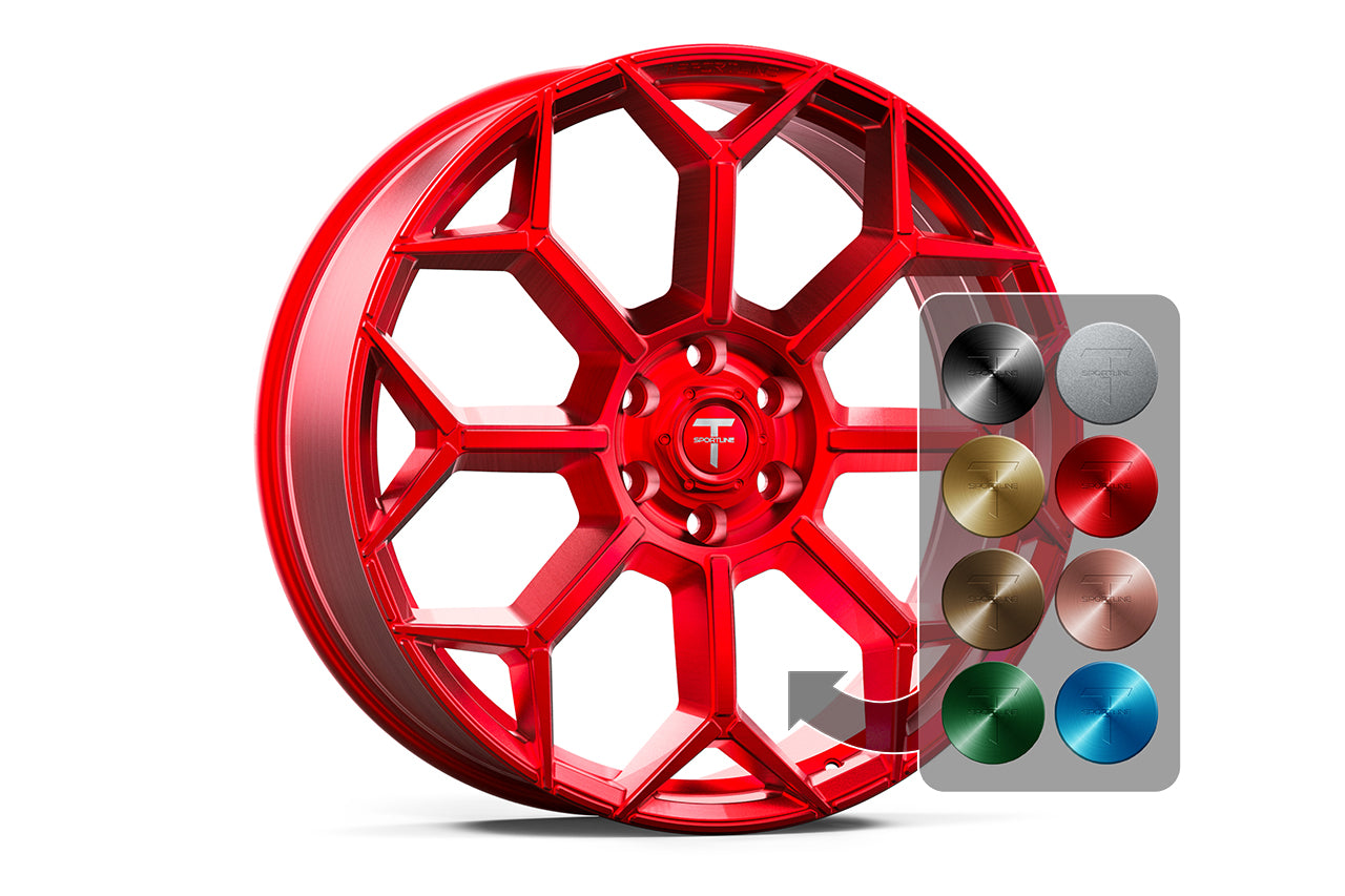 TC8 24" Tesla Cybertruck Flow Forged Monoblock Tesla Wheel (Set of 4)