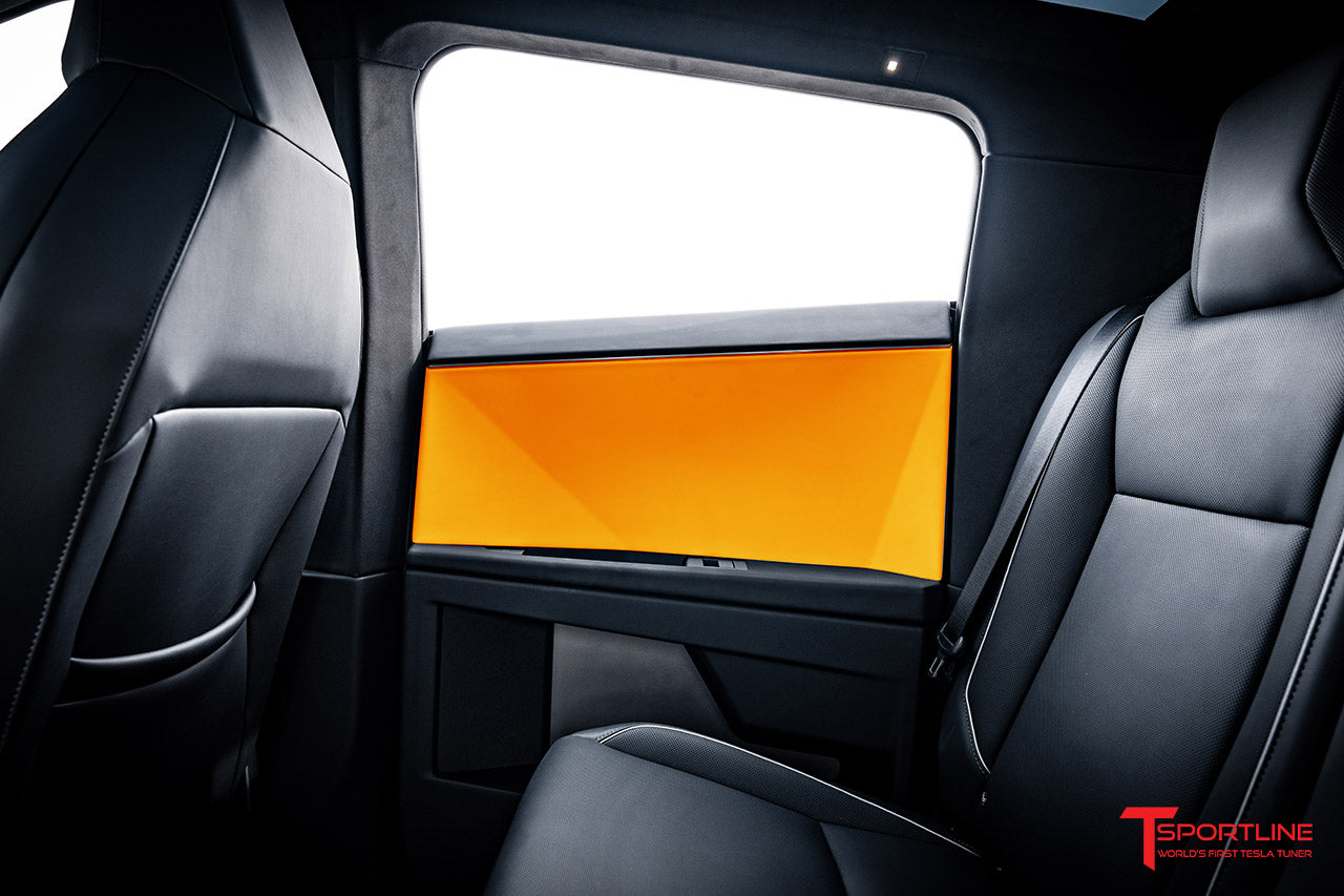Tesla Cybertruck Custom Interior Program Phase 2: Reupholstered Door Inserts and Lower Dash