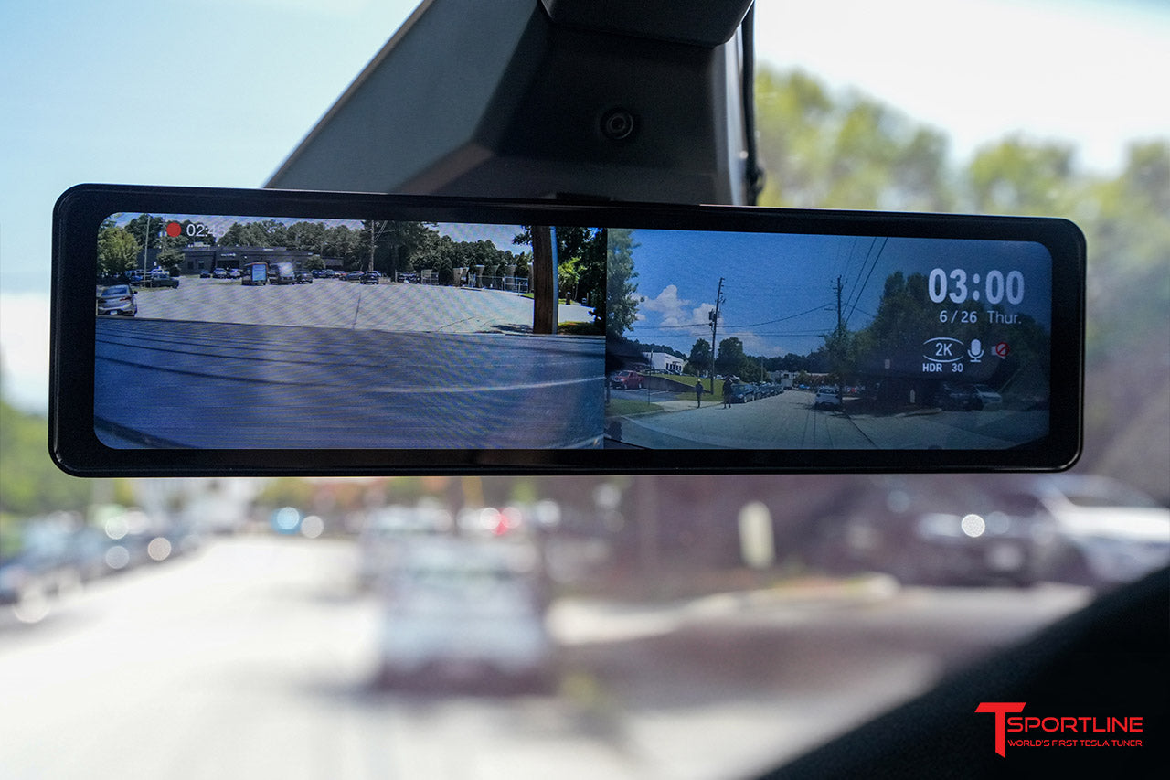 Tesla Cybertruck Digital Camera Rear View Mirror / Recording Dash Cam Upgrade Kit - New UPDATED Gen 2.0