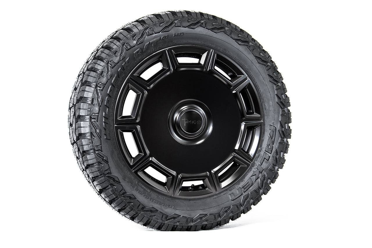 CT10 22" Tesla Cybertruck Fully Forged Monoblock Tesla Wheel and Tire Package (Set of 4)