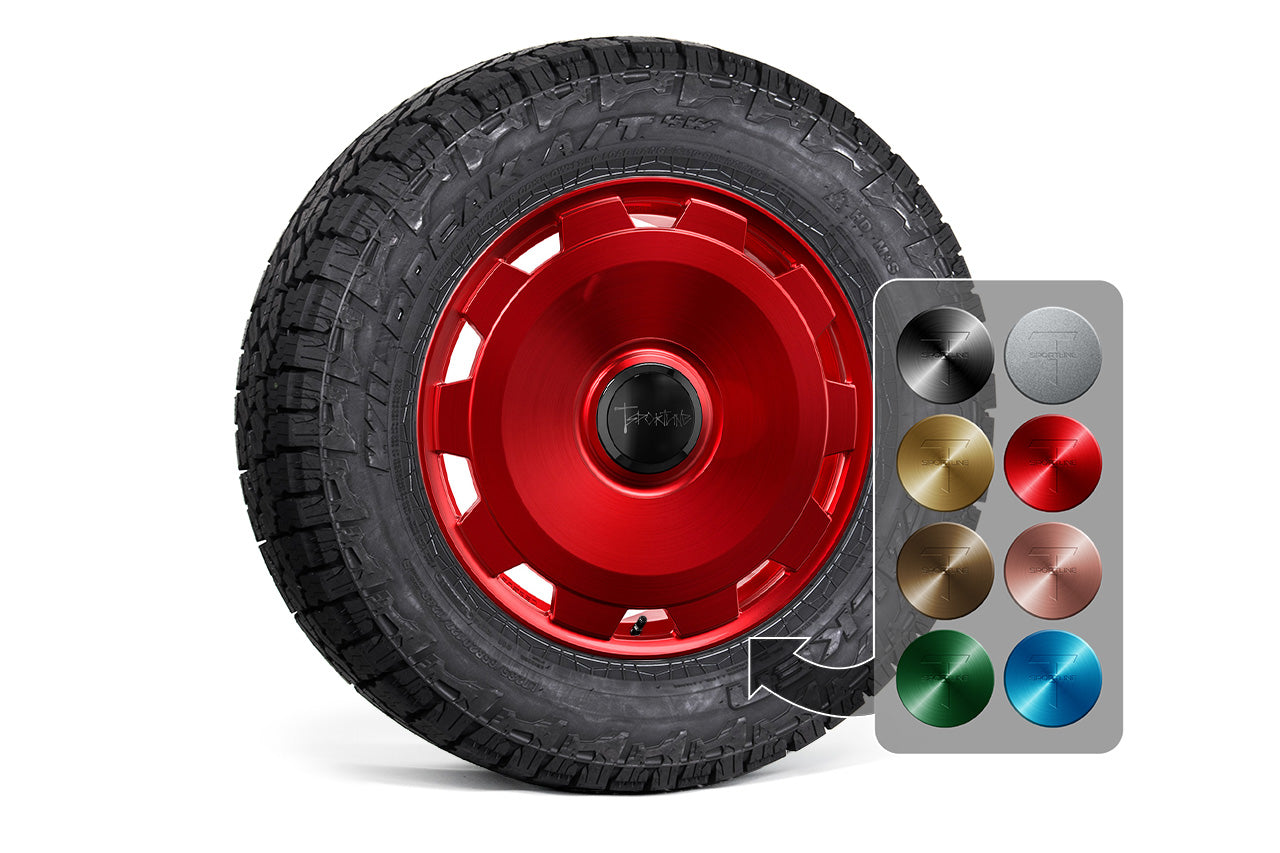 CTM 20" Tesla Cybertruck Fully Forged Monoblock Tesla Wheel and Tire Package (Set of 4)
