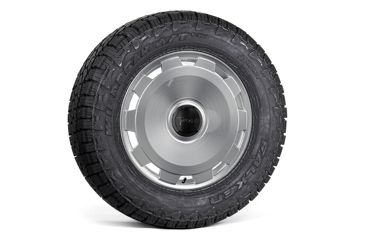 CTM 20" Tesla Cybertruck Fully Forged Monoblock Tesla Wheel and Tire Package (Set of 4)