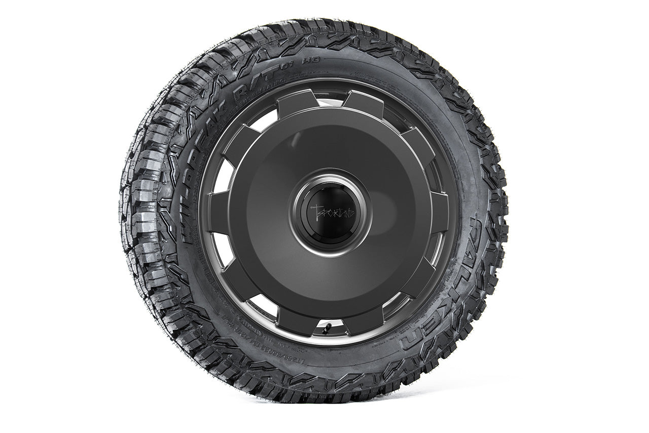 CTM 22" Tesla Cybertruck Fully Forged Monoblock Tesla Wheel and Tire Package (Set of 4)
