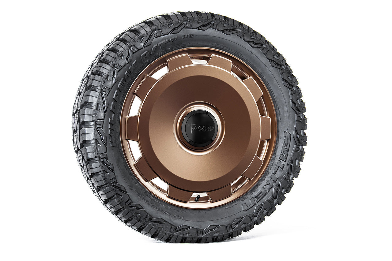 CTM 22" Tesla Cybertruck Fully Forged Monoblock Tesla Wheel and Tire Package (Set of 4)