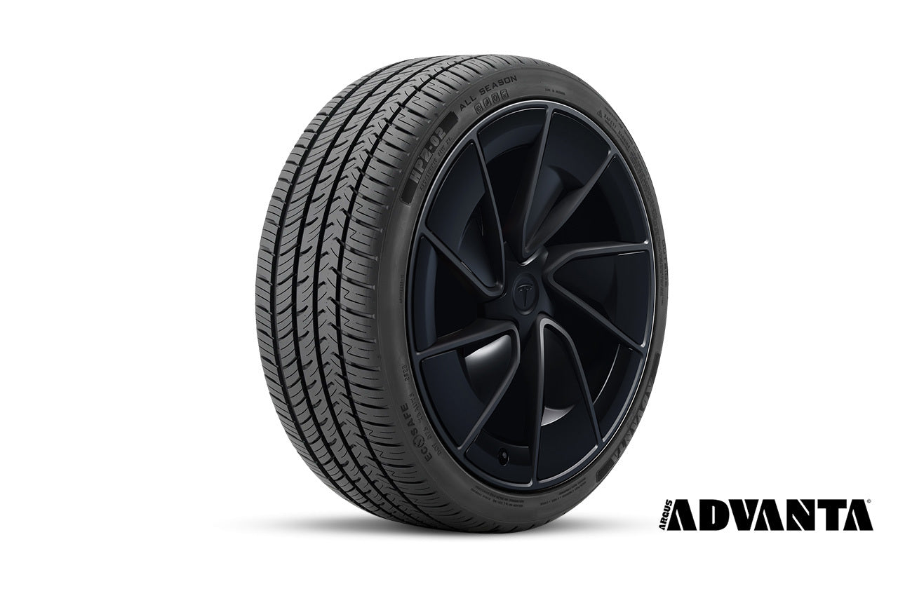Tesla Model 3 - Mounted, Balanced & Installed Set of 4 New Tires (Advanta HPZ-02 All Season Peformance)