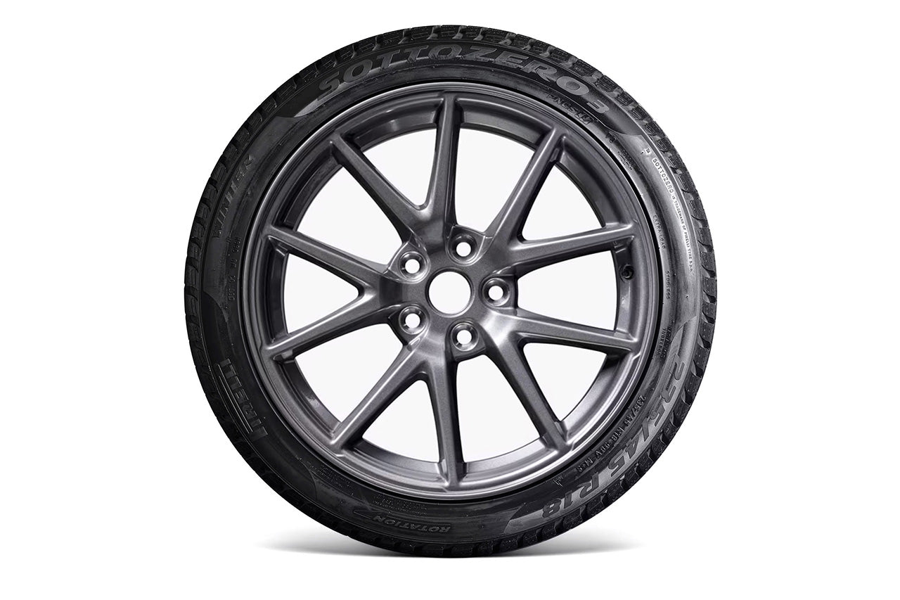 Tesla Model 3 18" Aero v2 Wheel and Pirelli Winter Tire Package (Set of 4)