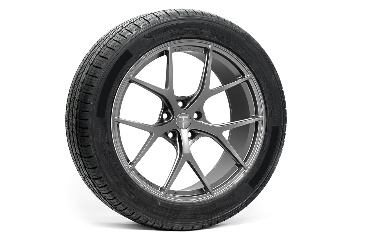 TXL115 18" Tesla Model Y Fully Forged Lightweight Tesla Wheel and Tire Package (Set of 4)