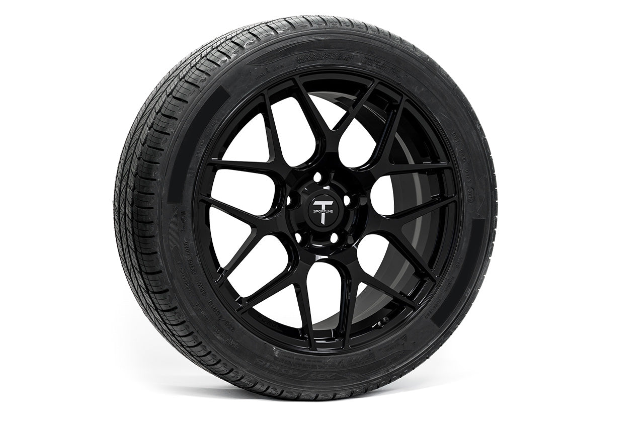TXL117 18" Tesla Model Y Fully Forged Lightweight Tesla Wheel and Tire Package (Set of 4)