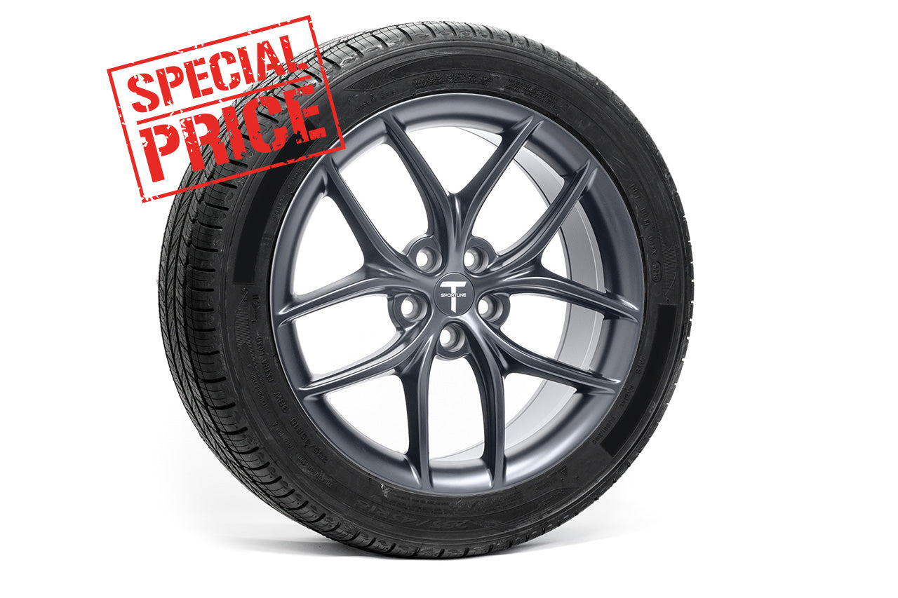 Tesla Model Y TS5 18" Wheel and Tire Package (Set of 4) Open Box Special!