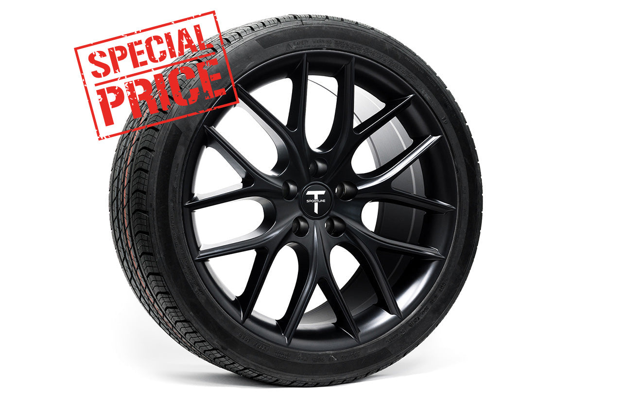 Tesla Model 3 TSR 19" Wheel and Tire Package (Set of 4) Overstock Blowout Special!