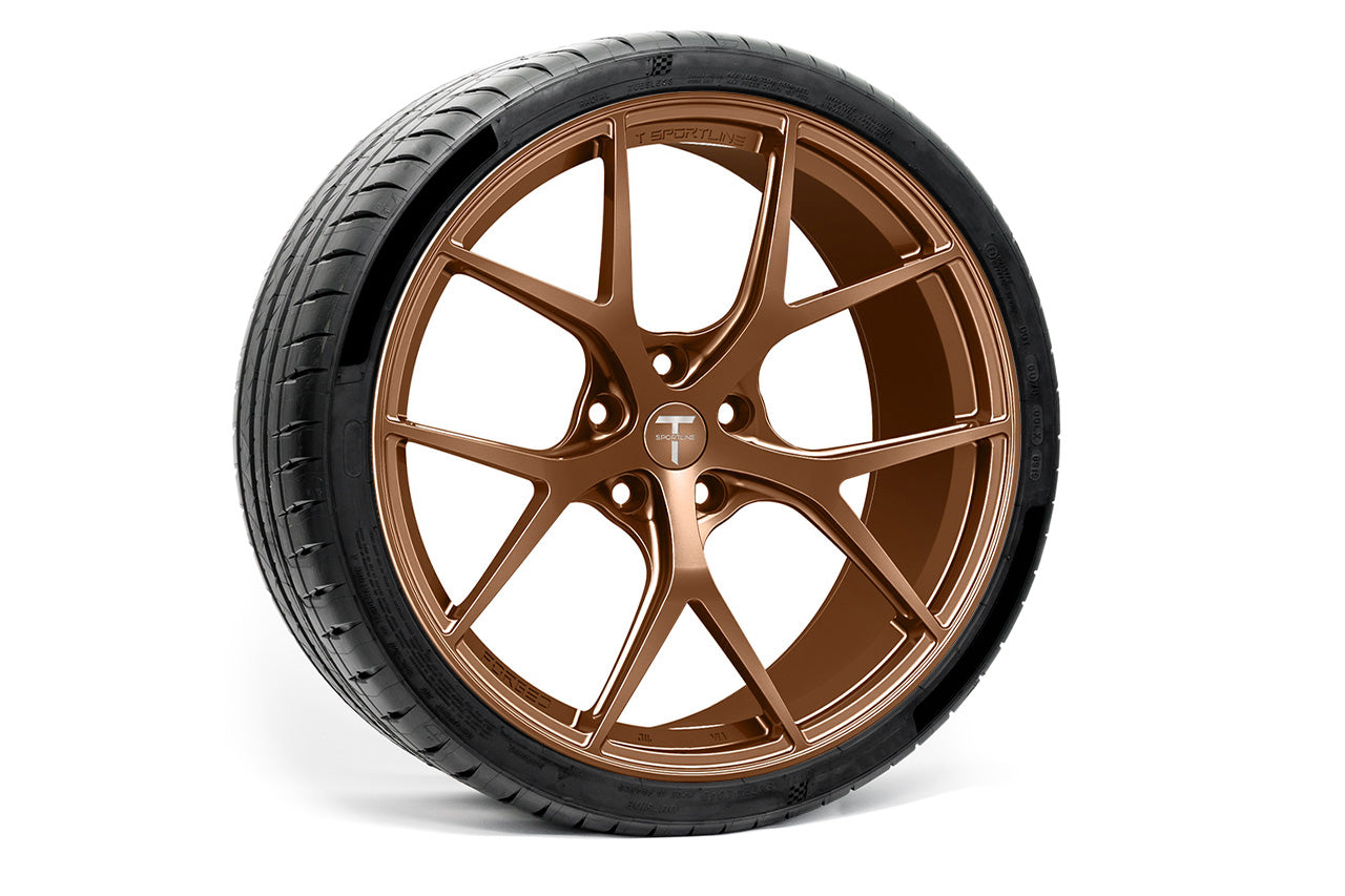 TXL115 20" Tesla Model 3 Fully Forged Lightweight Tesla Wheel and Tire Package (Set of 4)