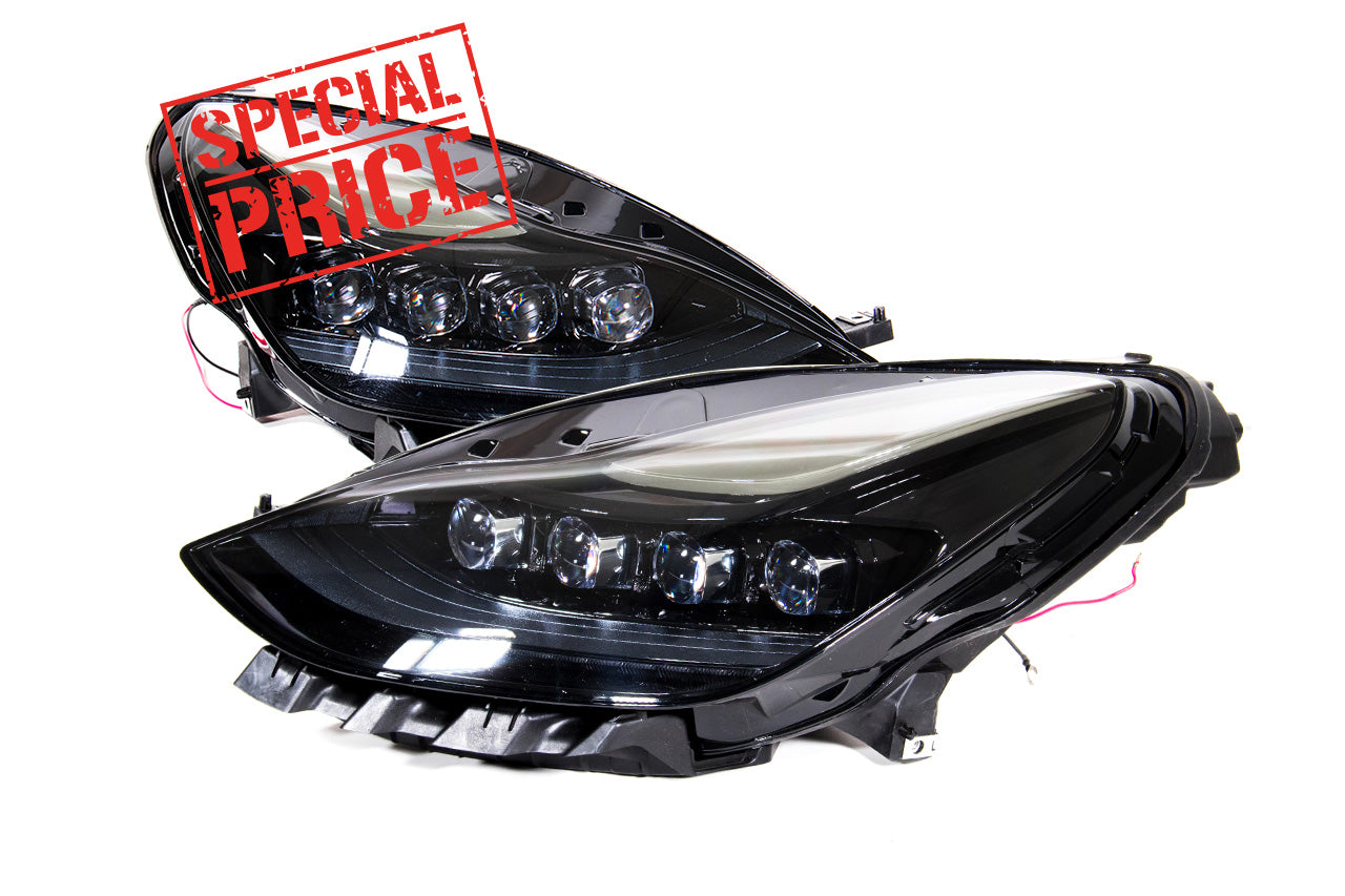 Tesla Model 3/Y AlphaRex NOVA-Series LED Projector Headlights Open Box Special! (Used for Display & Media)