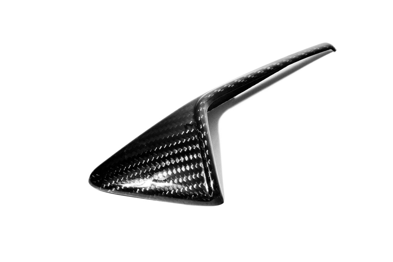Tesla Model X Long Range & Plaid Precision Carbon Fiber Fender Camera Covers (Set of 2)