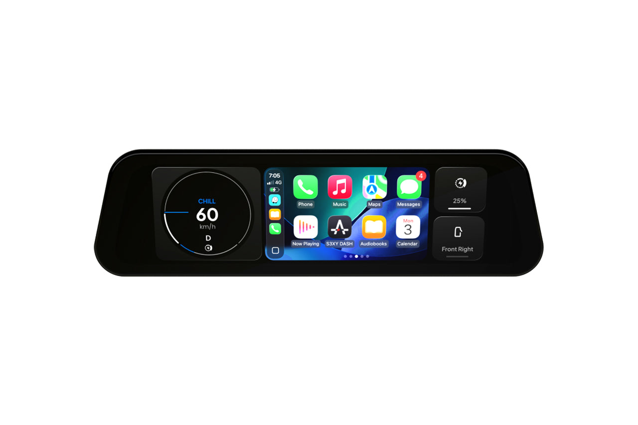 S3XY Dash for Tesla Model 3 / Y Dashboard - Carplay and Android Auto
